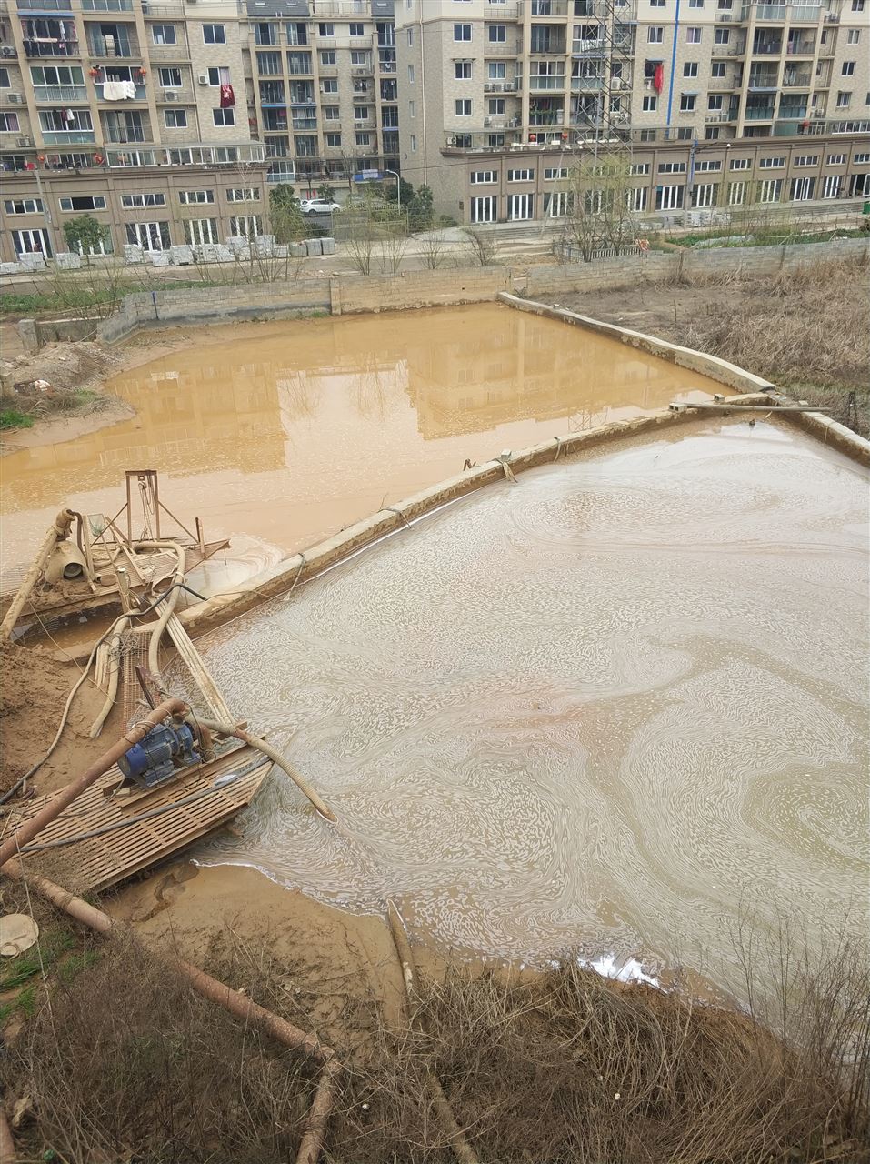 茶陵沉淀池淤泥清理-厂区废水池淤泥清淤